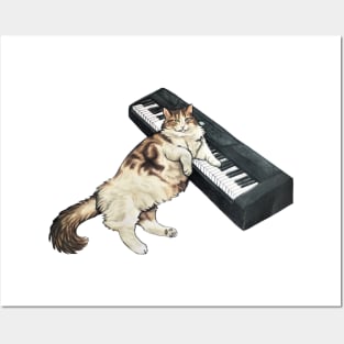 Musical Cat Posters and Art